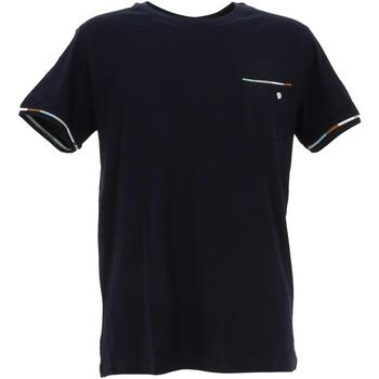 Vêtements Homme T-shirts manches courtes Benson&cherry Classic t-shirt scuba mc Bleu