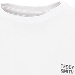 Vêtements Garçon T-shirts manches courtes Teddy Smith The tee 1 mc jr Blanc