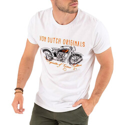 Vêtements Homme T-shirts manches courtes Von Dutch VD/TRC/SPOT Blanc