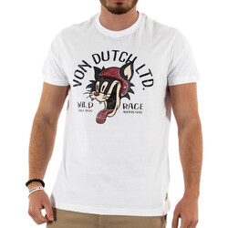 Vêtements Homme T-shirts manches courtes Von Dutch VD/TRC/CAT Blanc