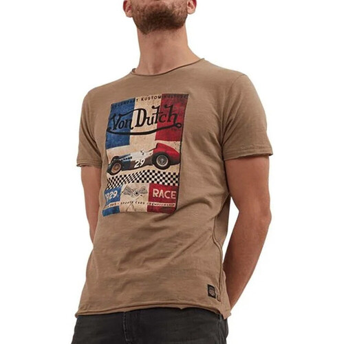 Vêtements Homme T-shirts manches courtes Von Dutch VD/TRC/GPRIX Beige