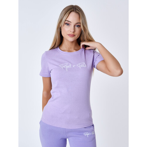 Vêtements Femme T-shirts & Polos Project X Paris Tee Shirt F221121 Violet