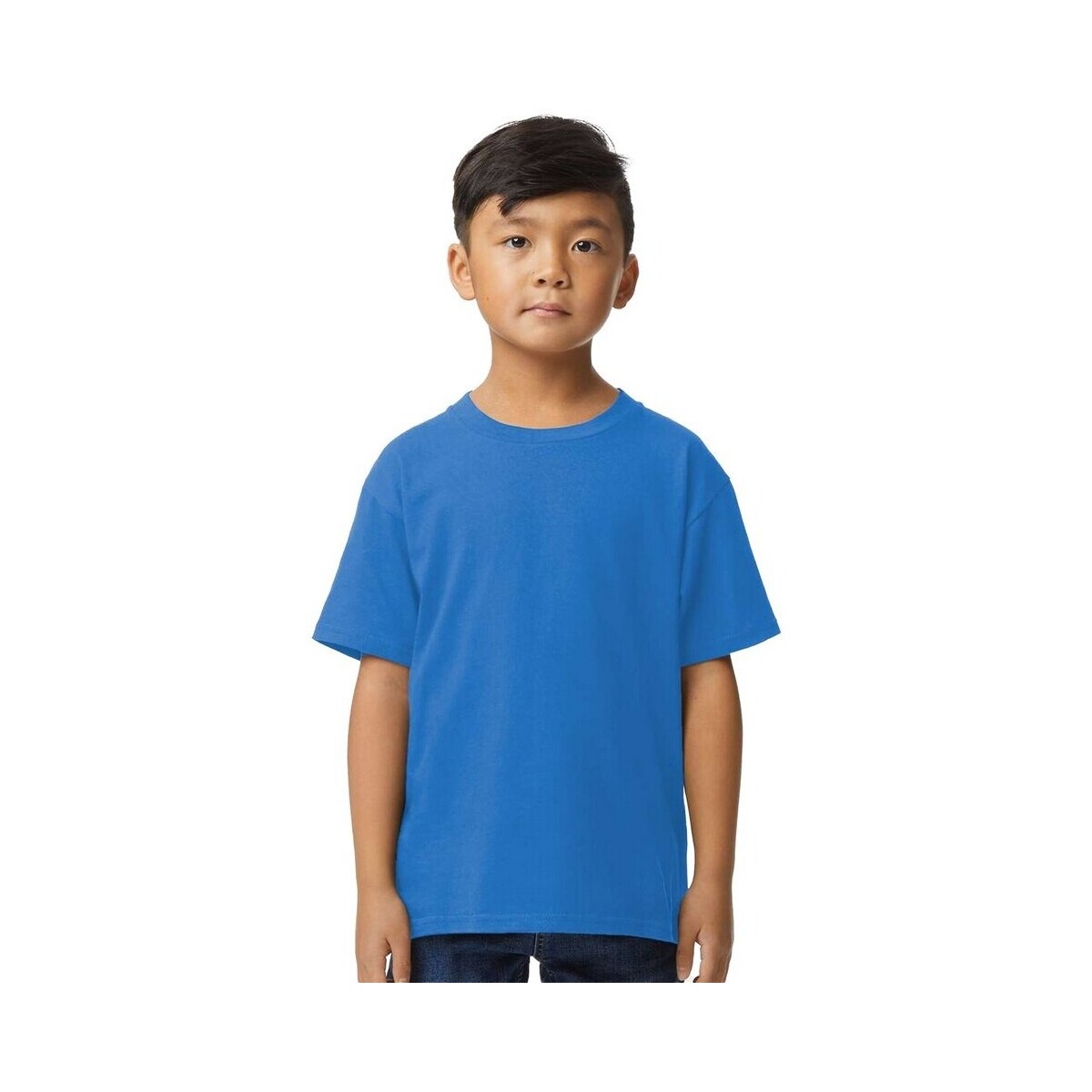 Vêtements Enfant T-shirts manches courtes Gildan 65000B Bleu