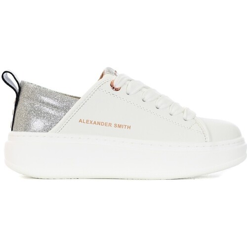 Chaussures Femme Sneakers ECCO Collin 2.0 53641451391 Vetiver Vetiver Warm Grey Alexander Smith  Blanc