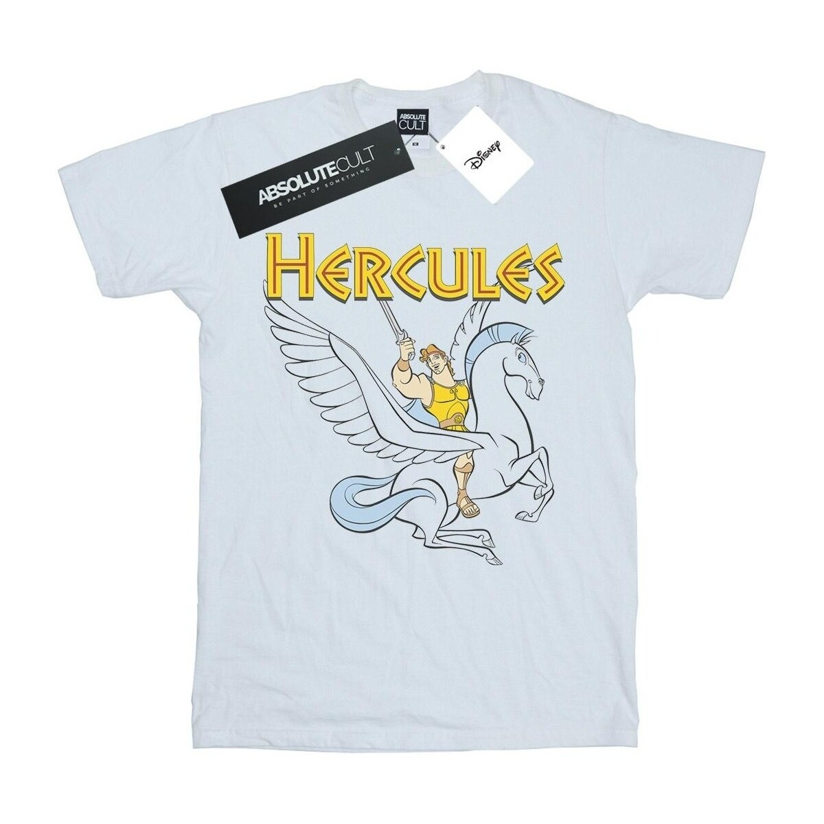 Vêtements Fille T-shirts manches longues Disney Hercules With Pegasus Blanc