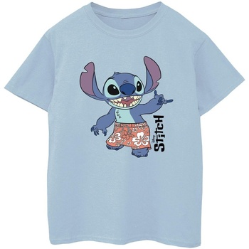 Vêtements Garçon T-shirts manches courtes Disney Lilo & Stitch Bermuda Shorts Bleu