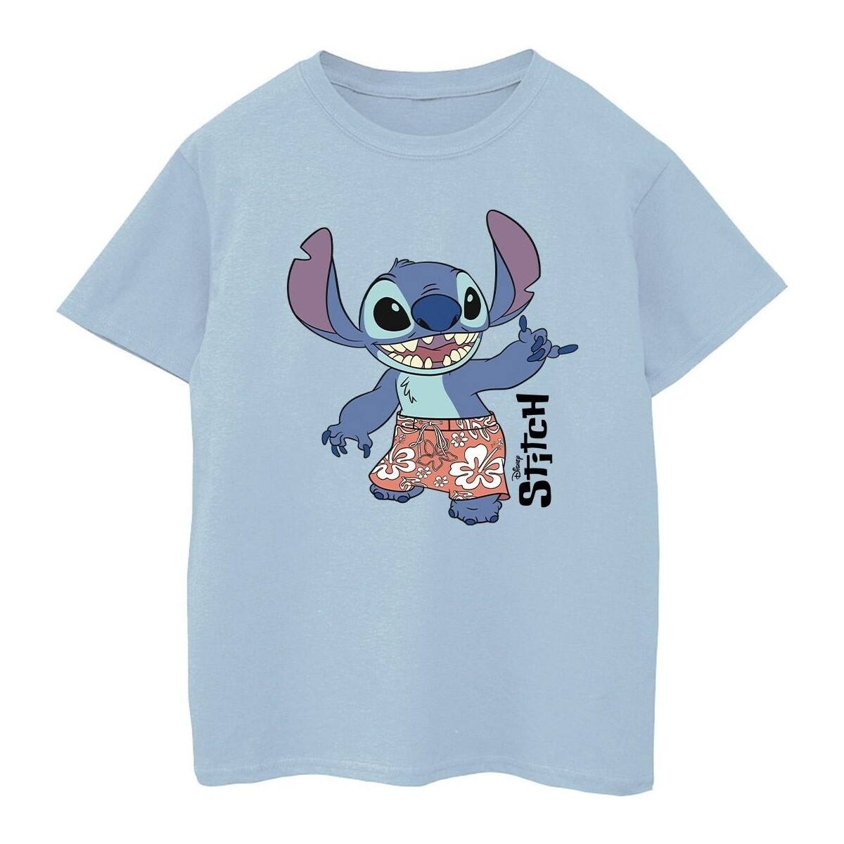 Vêtements Fille T-shirts hoodie manches courtes Disney  Bleu