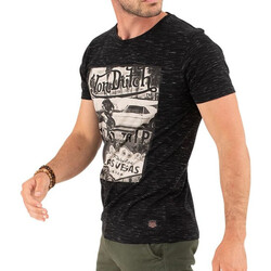 Vêtements Homme T-shirts manches courtes Von Dutch VD/TRC/VEGAS Noir