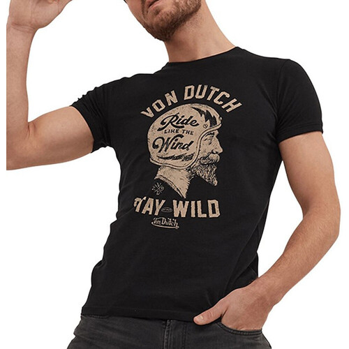 Vêtements Homme T-shirts manches courtes Von Dutch VD/TRC/WIND Noir