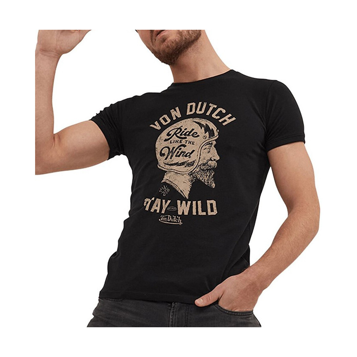 Vêtements Homme T-shirts & Polos Von Dutch VD/TRC/WIND Noir