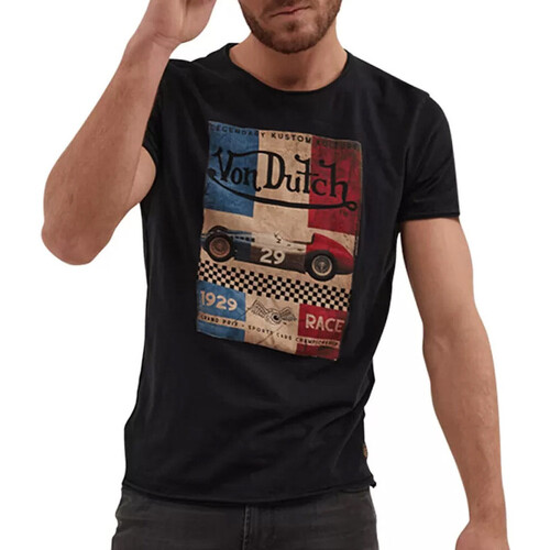 Vêtements Homme T-shirts manches courtes Von Dutch VD/TRC/GPRIX Noir