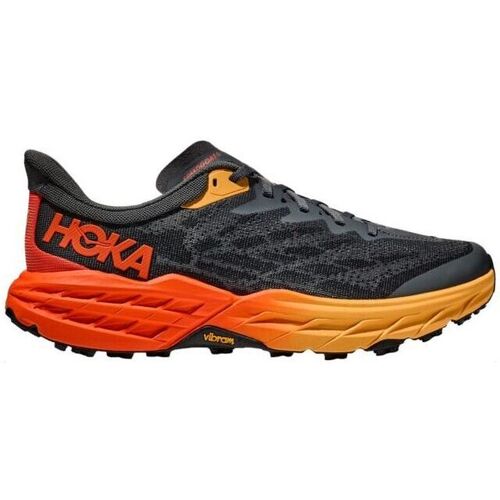 Chaussures Homme Running / trail zapatillas de running HOKA tope entrenamiento talla 37 Baskets Speedgoat 5 Homme Castlerock/Flame Gris