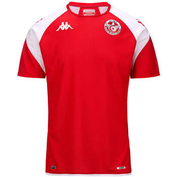 Vêtements Homme T-shirts manches courtes Kappa T-Shirt Abou Tunisie 23/24 Rouge