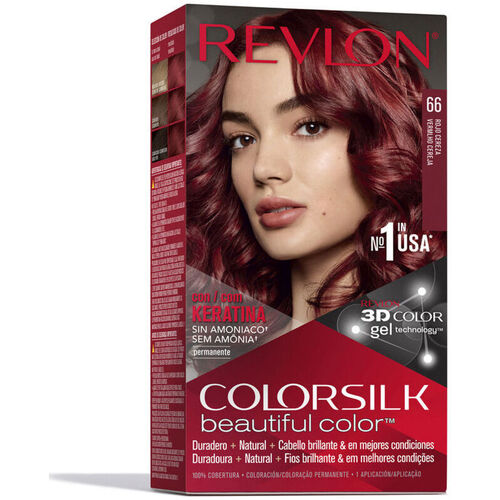 Beauté Femme Colorations Revlon Teinture Colorsilk 66-rouge Cerise 