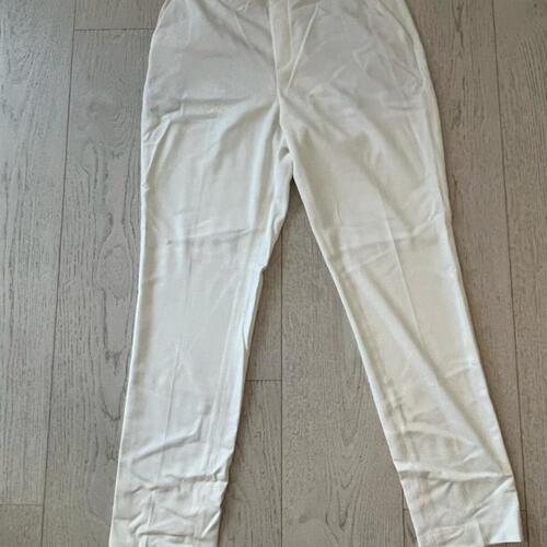 Vêtements Femme Pantalons fluides / Sarouels Uni Qlo Pantalon fluide blanc Uniqlo Blanc