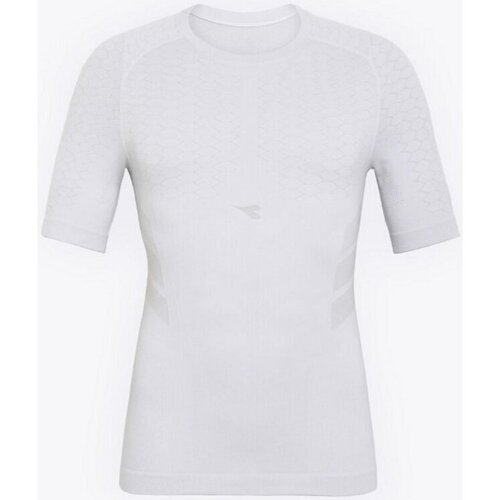 Vêtements Good T-shirts manches courtes Diadora  Blanc