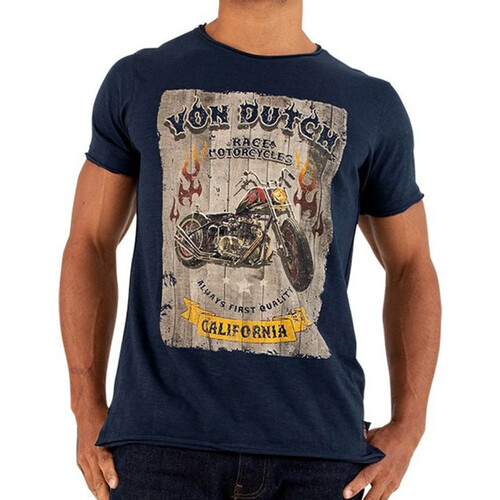 Vêtements Homme HUGO Dolive T-shirt à grand logo Noir Von Dutch VD/TRC/RACE Bleu