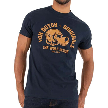 Vêtements Homme T-shirts manches cashmere Von Dutch VD/TRC/WOOFER Bleu