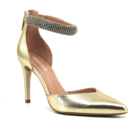 Chaussures Femme Bottes Liu Jo Vickie 155 Décolléte Donna Platinum SA4015EX029 Doré