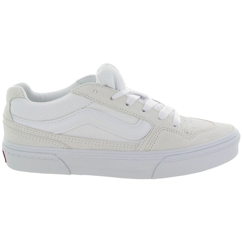 Chaussures Homme Baskets mode Vans CALDRONE SUEDE Blanc