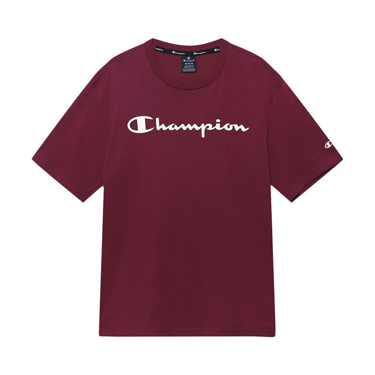 Vêtements Homme Polos manches courtes Champion Crewneck T-Shirt Bordeaux
