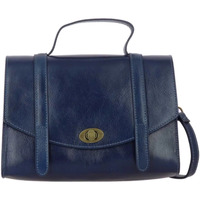Sacs Femme Sacs Dupond Durand YORK sac à main cartable vintage en cuir Bleu
