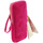 Sacs Femme Sacs Dupond Durand HACE mini sac à bandoulière pour téléphone en cuir daim Rouge
