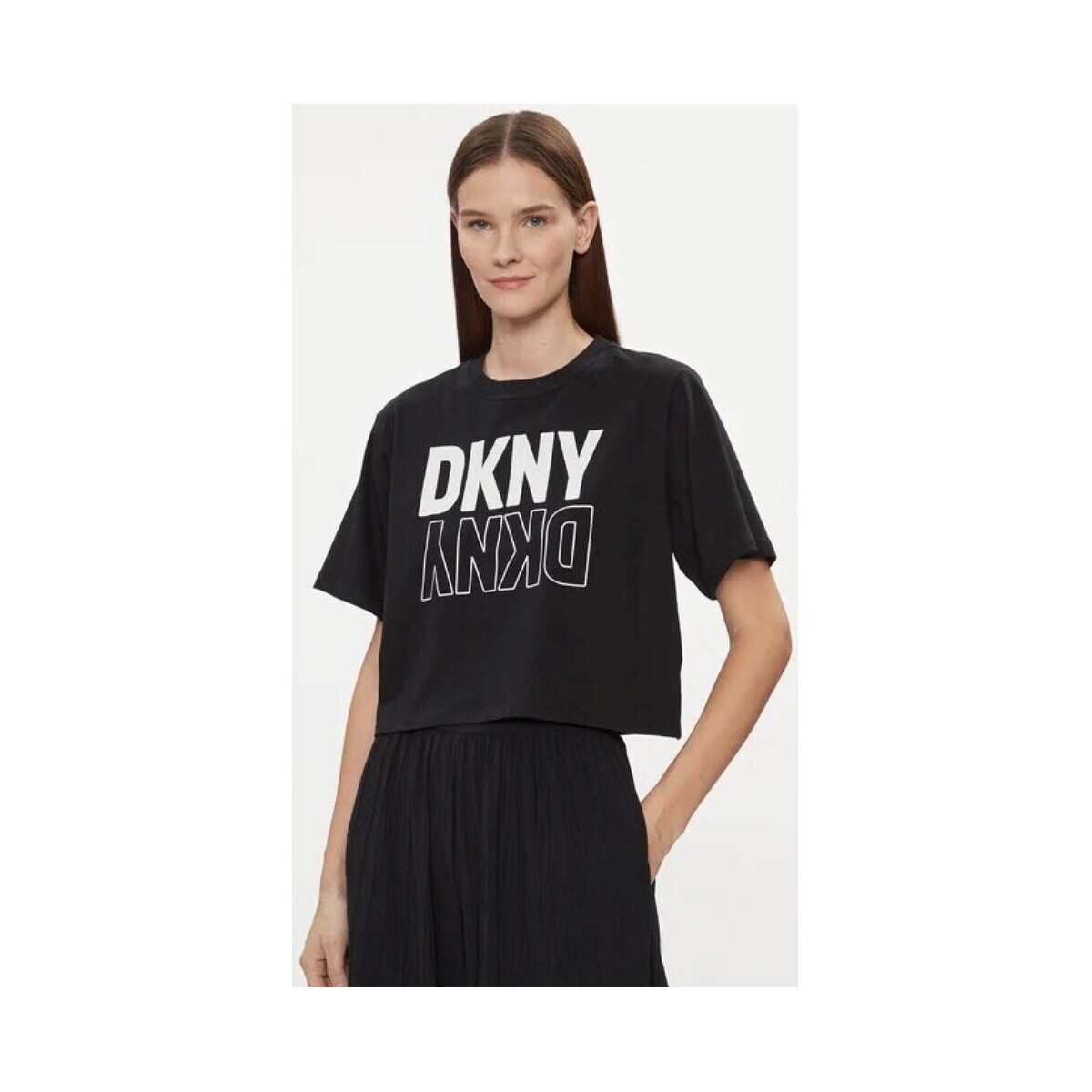 Vêtements Femme T-shirts & Polos Dkny DP2T8559 Noir
