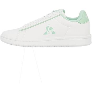 Chaussures Femme Baskets mode Le Coq Sportif Lcs court clean w optical white/green Blanc