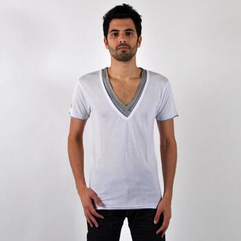 Eleven Paris T-Shirt Basic Double V SS Blanc