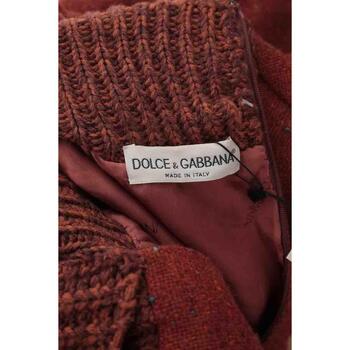 D&G Robe en laine Rouge