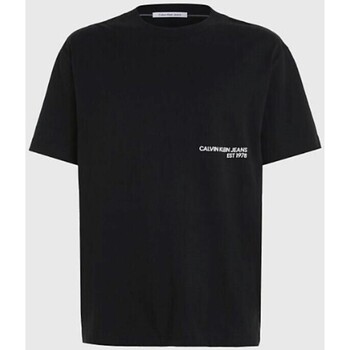 Vêtements Homme T-shirts manches courtes Calvin Klein Jeans J30J324652BEH Noir