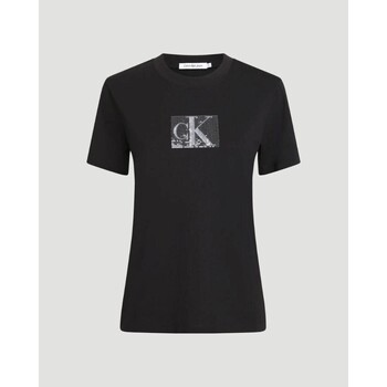 Vêtements Femme T-shirts & Polos Calvin Klein Jeans J20J222961BEH Noir