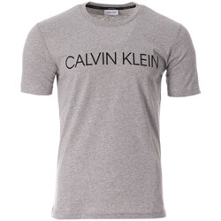 Vêtements doppia T-shirts manches courtes Calvin Klein Jeans ZMOZMO2197BEH Gris