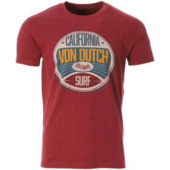Vêtements Homme T-shirts manches courtes Von Dutch VD/TRC/ROUND Rouge