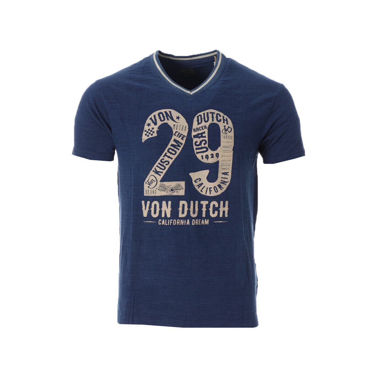 Vêtements Homme T-shirts & Polos Von Dutch VD/TVC/ENGINE Bleu