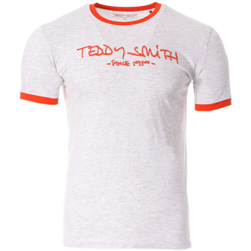 Vêtements Homme T-shirts manches courtes Teddy Smith 11009688D Blanc