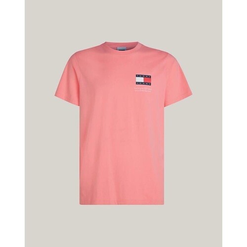 Vêtements Homme T-shirts manches courtes Tommy Hilfiger DM0DM18263TIC Rose