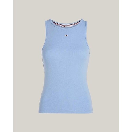 Vêtements Femme T-shirts & Polos Tommy Hilfiger DW0DW17382C3S Bleu