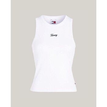Vêtements Femme T-shirts & Polos Tommy Hilfiger DW0DW17838YBR Blanc