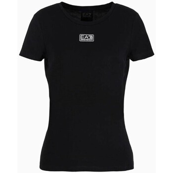 Vêtements Femme T-shirts & Polos Emporio Armani EA7 3DTT17 TJKUZ Noir