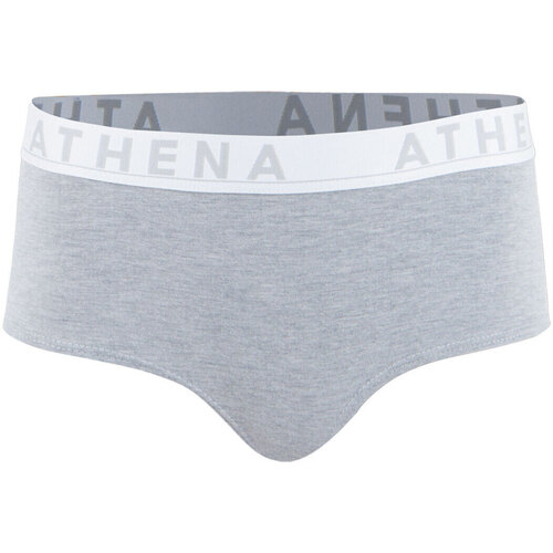 Sous-vêtements Femme Rideaux / stores Athena Boxer femme Easy Color Gris