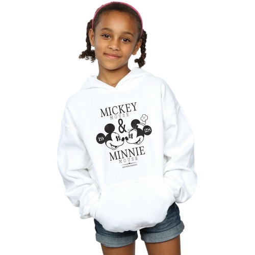 Vêtements Fille Sweats Disney Mickey And Minnie Mouse Mousecrush Mondays Blanc