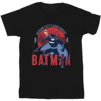 Vêtements Fille T-shirts manches longues Dc Comics Batman Gotham City Noir