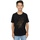 Vêtements Garçon T-shirts manches courtes Marvel Black Panther Gold Head Noir