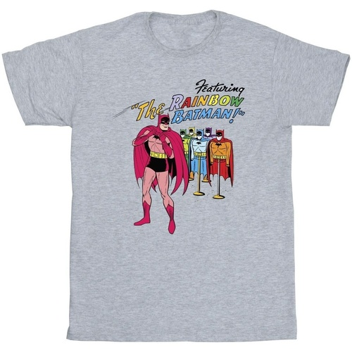 Vêtements Fille T-shirts manches longues Dc Comics Toutes les chaussures homme Batman Gris