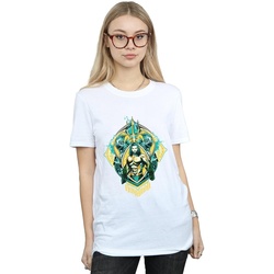 Vêtements Femme T-shirts manches longues Dc Comics Aquaman The Trench Crest Blanc