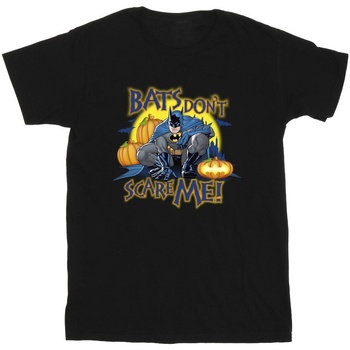 Vêtements Fille T-shirts manches longues Dc Comics Batman Bats Don't Scare Me Noir