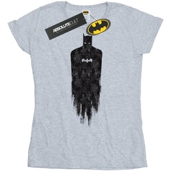 Vêtements Femme T-shirts manches longues Dc Comics Batman Brushed Gris