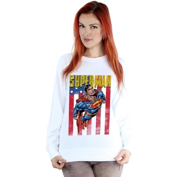 Vêtements Femme Sweats Dc Comics Superman Flight Blanc